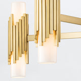 Marvele 10 Light Chandelier - Aged Brass