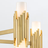 Marvele 10 Light Chandelier - Aged Brass