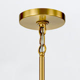 Marvele 6 Light Chandelier - Aged Brass