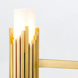 Marvele 6 Light Chandelier - Aged Brass