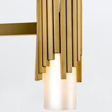Marvele 8 Light Chandelier - Aged Brass
