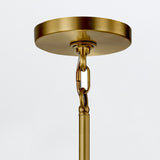 Marvele 8 Light Chandelier - Aged Brass