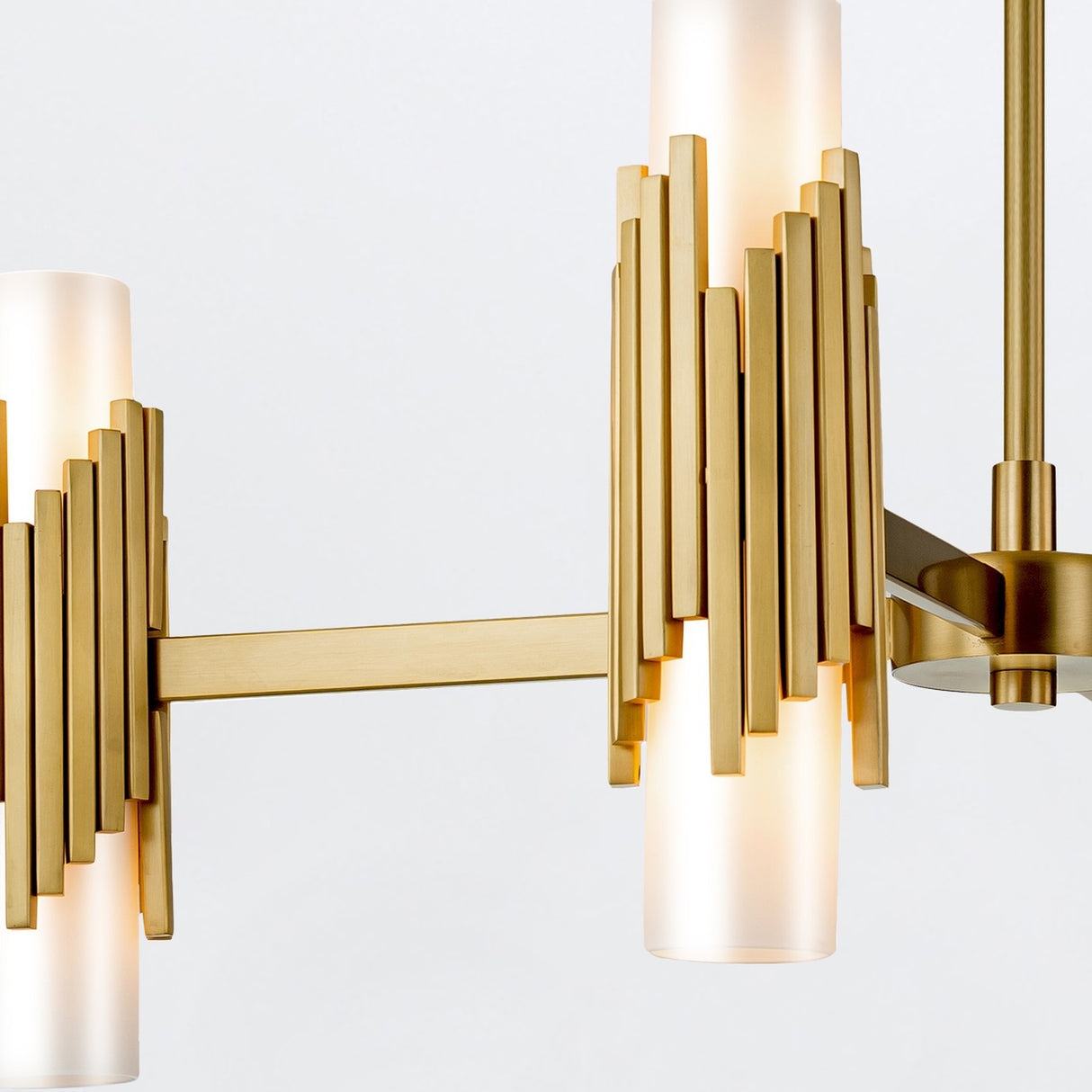 Marvele 8 Light Chandelier - Aged Brass