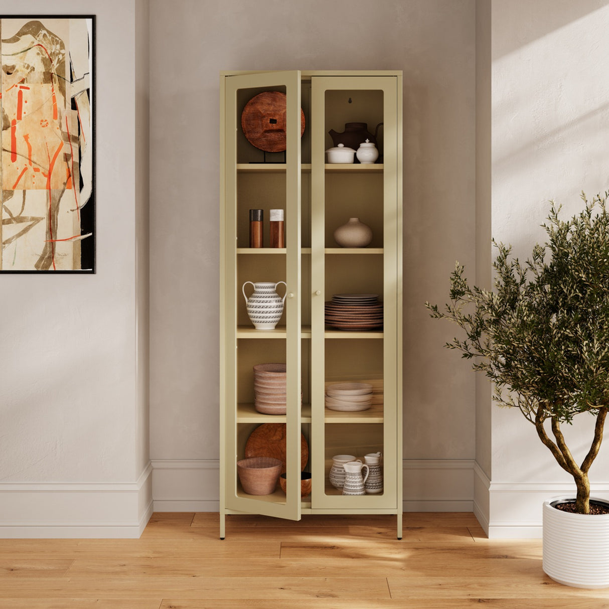 Mase Cabinet - Beige