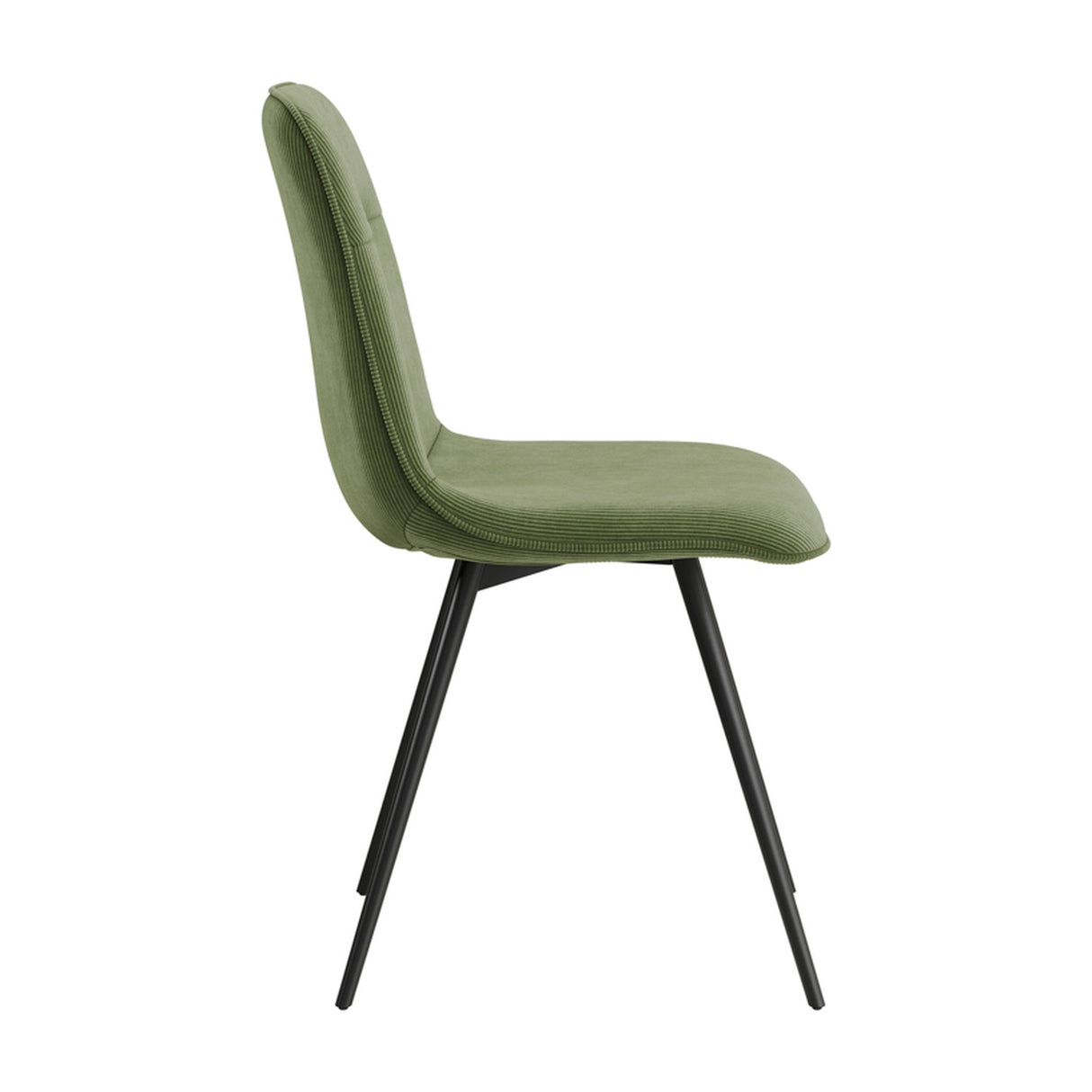 Maxi Dining Chair - Moss with Black (2 Pack)