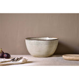 Malia Stoneware Serving Bowl - Cream