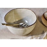 Malia Stoneware Serving Bowl - Cream