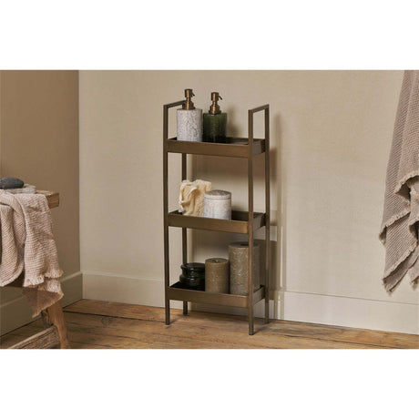 Mahi Bathroom Storage Caddy - Antique Brass
