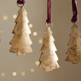 Mishti Small Hanging Christmas Decoration - Antique Brass