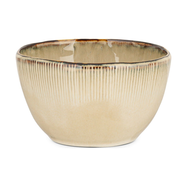 Malia Fluted Breakfast Bowl - Cream