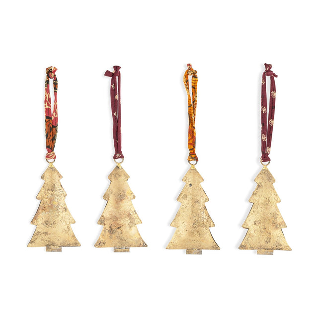 Mishti Large Hanging Christmas Decoration - Antique Brass