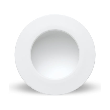 Cabrera Downlight 210mm Cut-Out 24W 3000K in matt white aluminium, round recessed fixture with integrated LED shown against a plain white background.