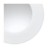 Close-up of the Cabrera round recessed downlight showing its deep matt white trim and inner reflector, 210mm cut-out, against a plain light background.