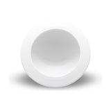Cabrera Downlight, round recessed LED fixture with matt white trim and deep-set reflector, 132mm cut-out, 12W, 3000K warm white, shown on a plain white background.