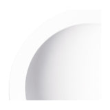 Close-up of the Cabrera Downlight, 285mm cut-out, showing a round matt white rim and recessed LED face, 30W 3000K warm white, on a plain background.