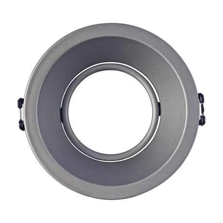 Comfort Round Downlight 85mm Cut-Out 96mm Dia - Matt Silver