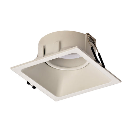 Comfort Square Downlight 80mm Cut-Out 92mm Long - Matt White