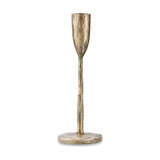Mbata Small Candlestick - Antique Brass