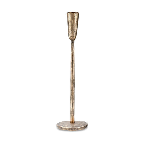 Mbata Medium Candlestick - Antique Brass