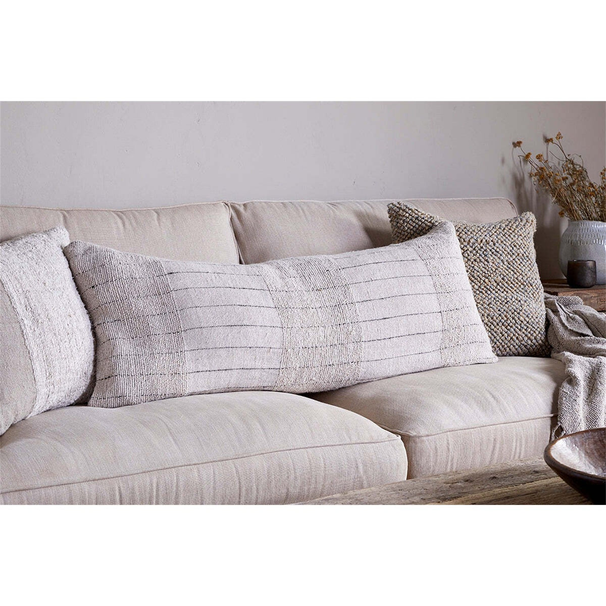 Mayla 50 x 50cm Linen Cushion Cover - Natural