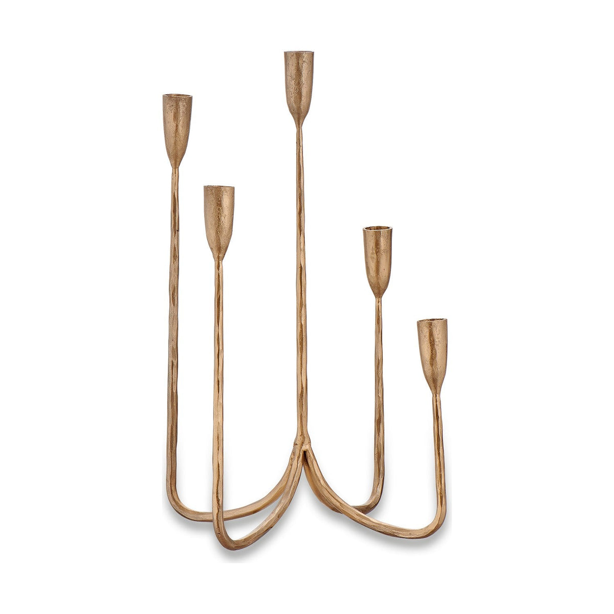 Mbata Candelabra - Antique Brass