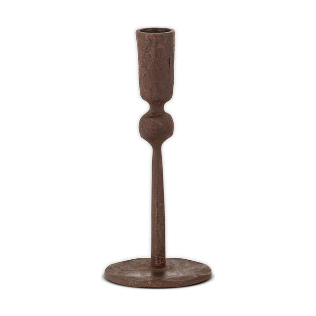 Mawindi Small Iron Candle Holder - Rust