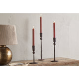 Mawindi Small Iron Candle Holder - Rust