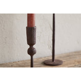 Mawindi Medium Iron Candle Holder - Rust