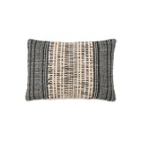 Mika 60 x 40cm Recycled Cushion Cover - Black & Natural