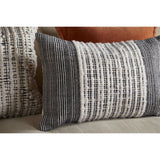 Mika 60 x 40cm Recycled Cushion Cover - Black & Natural