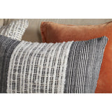 Mika 60 x 40cm Recycled Cushion Cover - Black & Natural