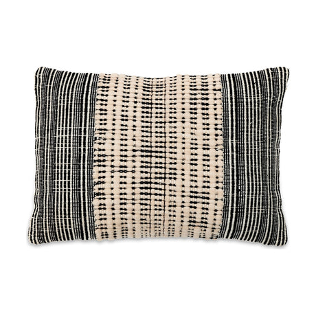 Mika 50 x 50cm Recycled Cushion Cover - Black & Natural