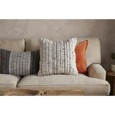 Mika 50 x 50cm Recycled Cushion Cover - Black & Natural