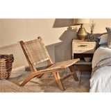 Madrisana Acacia & Rattan Occasional Chair - Natural