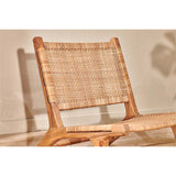 Madrisana Acacia & Rattan Occasional Chair - Natural