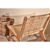 Madrisana Acacia & Rattan Occasional Chair - Natural