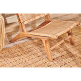 Madrisana Acacia & Rattan Occasional Chair - Natural