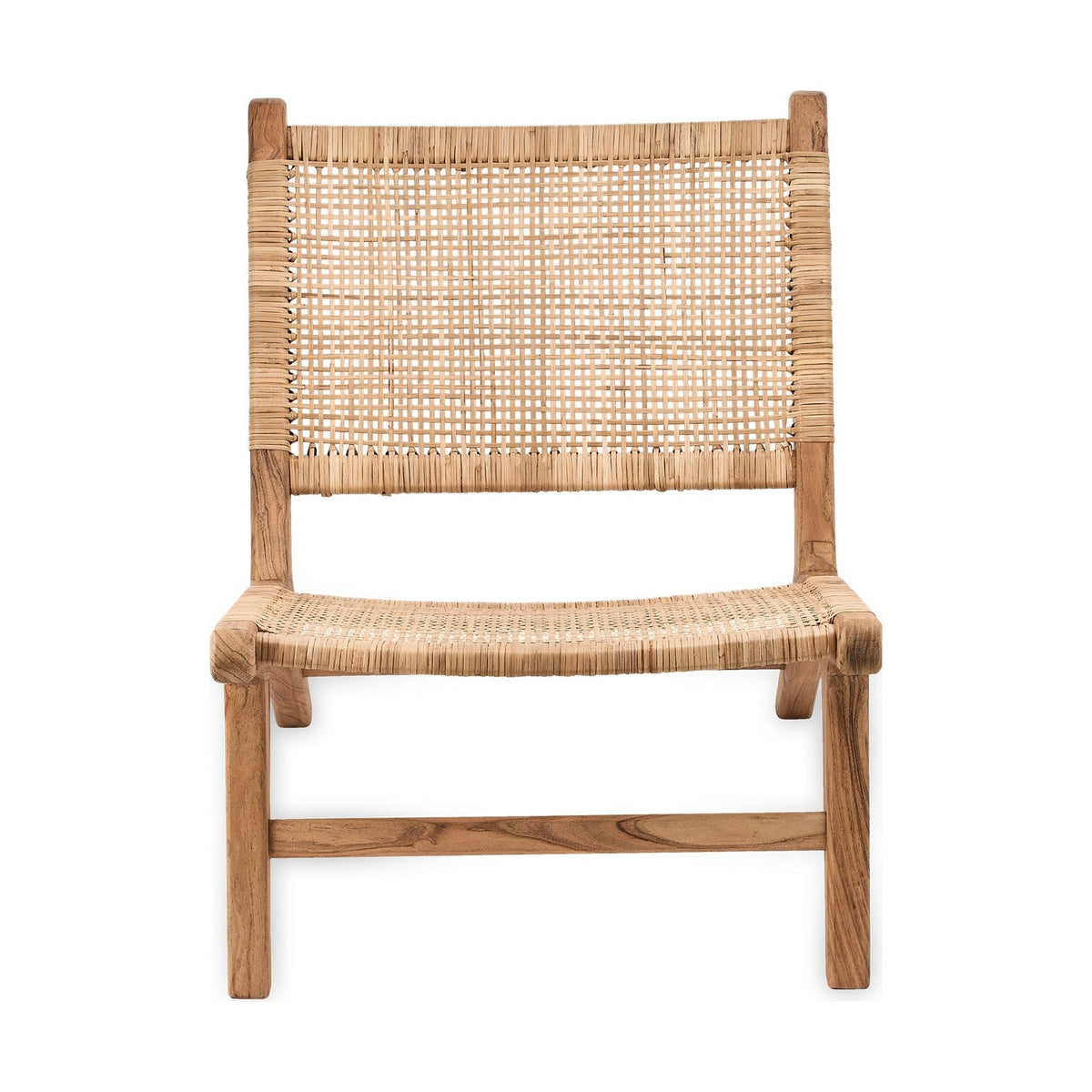 Madrisana Acacia & Rattan Occasional Chair - Natural