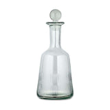 Mila Etched Recycled Glass Decanter - Clear