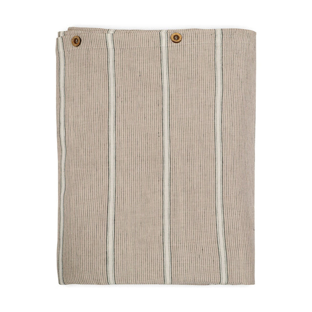 Mora Double Hemp & Cotton Duvet Cover - Stone Grey
