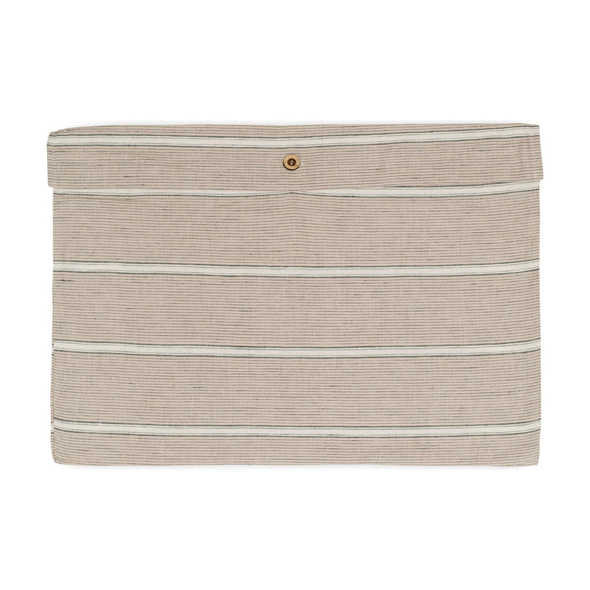 Mora Super King Hemp & Cotton Duvet Cover - Stone Grey