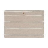 Mora Super King Hemp & Cotton Duvet Cover - Stone Grey