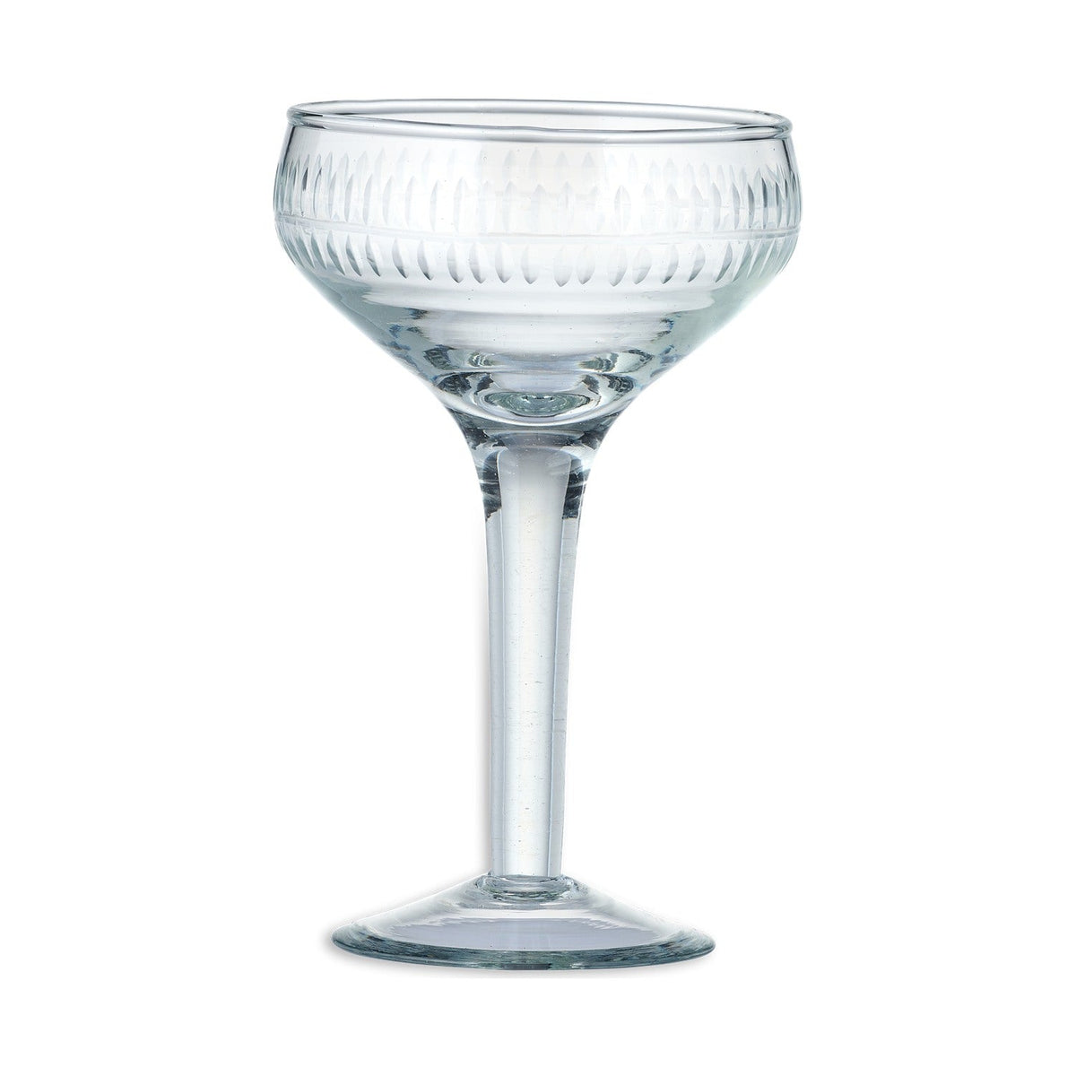 Mila Coupe Champagne Glasses - Clear - Set of 4