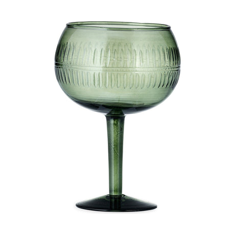 Mila Gin Glasses - Dark Emerald - Set of 2