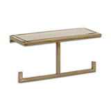 Mahi Wall Mounted Toilet Roll Holder - Brass