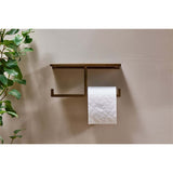 Mahi Wall Mounted Toilet Roll Holder - Brass