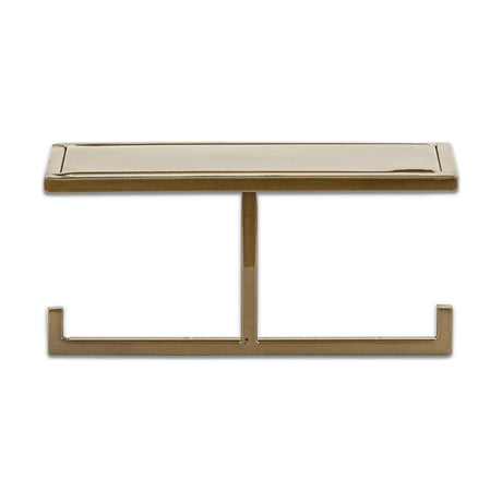 Mahi Wall Mounted Toilet Roll Holder - Brass
