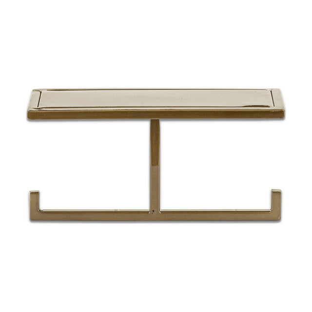 Mahi Wall Mounted Toilet Roll Holder - Brass