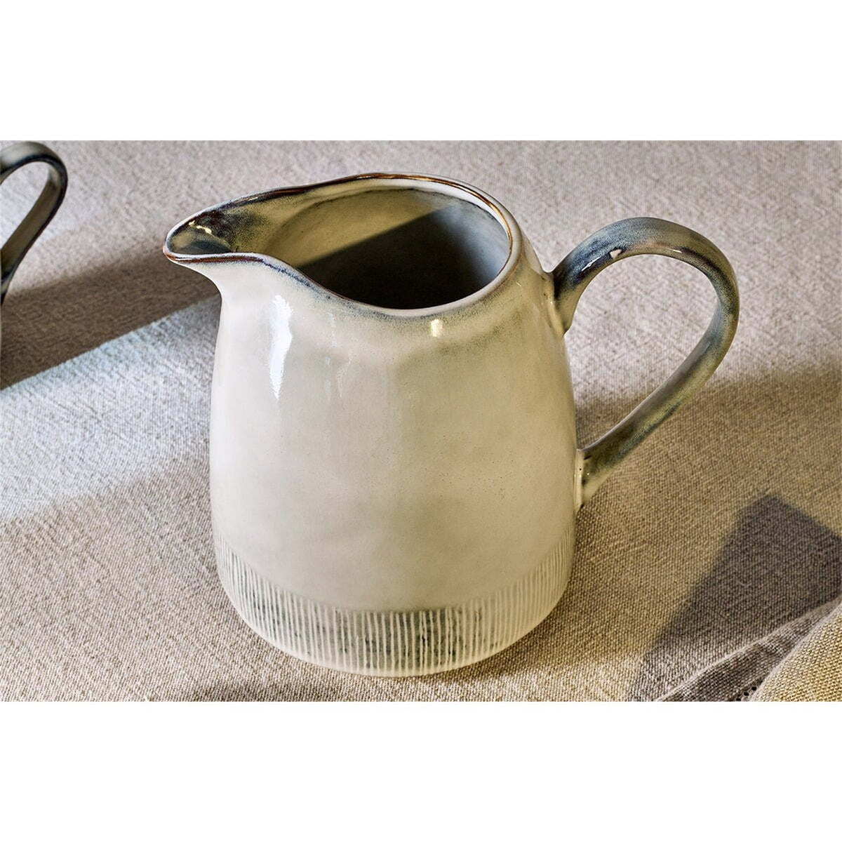 Malia Large Stoneware Jug - Cream