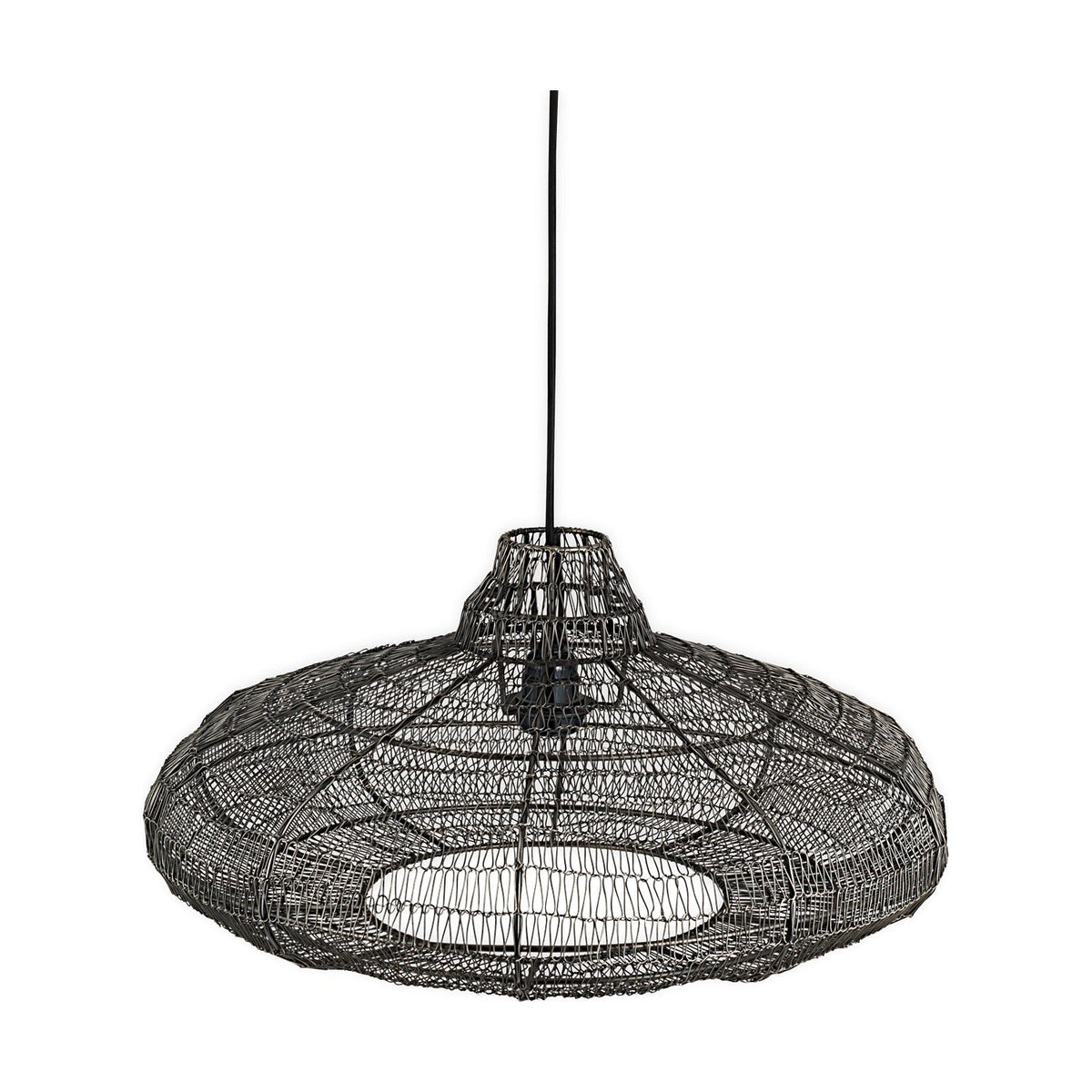 Mukuni Wire Lampshade - Bronze & Black
